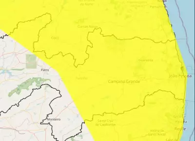 Inmet alerta para chuvas intensas em João Pessoa e mais 148 cidades da Paraíba