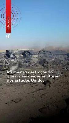 Irã afirma ter abatido caça F-35 dos EUA com nova defesa aérea e mostra destroços