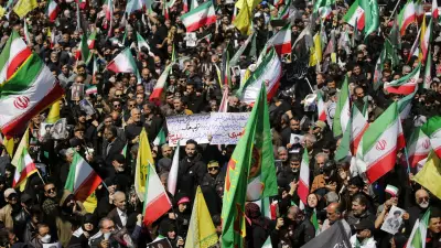 Irã realiza manifestações em massa no 40º dia da morte do líder supremo Khamenei