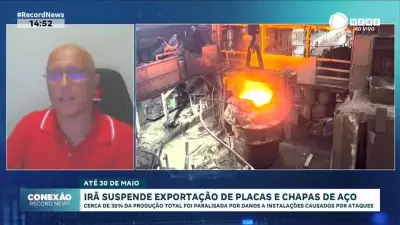 Irã suspende exportação de aço após ataques dos EUA e Israel até maio