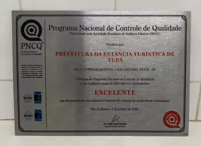 Laboratório Municipal de Tupã conquista certificado de excelência do PNCQ em 2025