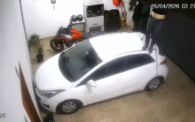 Ladrões usam rapel para furtar carro e moto dentro de casa em Franca