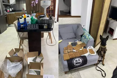 Mansão de luxo em Florianópolis servia de fachada para laboratório clandestino de cocaína