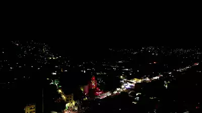 Matriz de São Jorge celebra Santo Guerreiro com show de drones no Rio