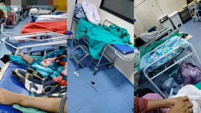 Mães denunciam condições insalubres em área pós-parto de hospital público no Pará