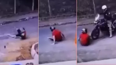 Motociclista sem habilitação foge da PRF, sofre acidente e é preso em Viana