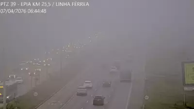 Neblina intensa reduz visibilidade no DF e afeta trânsito e aeroporto