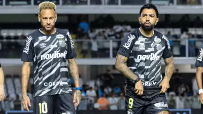 Neymar e Gabigol são dúvidas no Santos para clássico contra Palmeiras