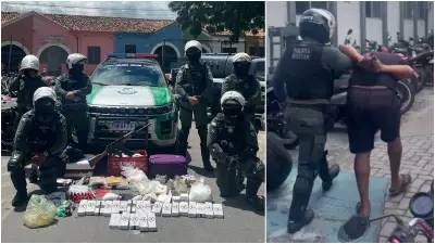 Polícia desativa laboratório de drogas e apreende quase 40 kg em Sobral