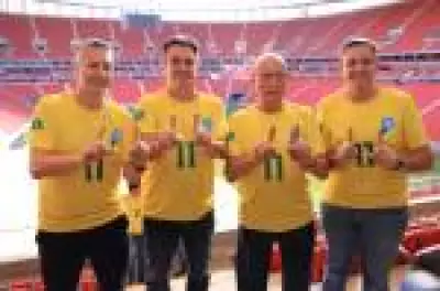 PP 'invade' Estádio Mané Garrincha para gravar campanha com tema de Copa