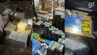 PRF apreende 49 mil munições em compartimento oculto na BR-226, Grajaú