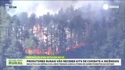 Produtores rurais receberão kits de combate a incêndios em SP