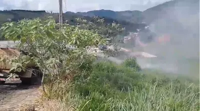 Queimadas em Porciúncula acendem alerta da Defesa Civil com chegada da estiagem