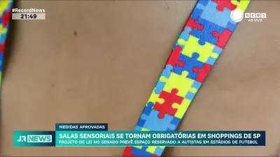 Salas Sensoriais Obrigatórias em Shoppings de SP e Projeto para Estádios no Senado