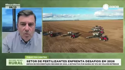 Setor de fertilizantes enfrenta desafios em 2026 com previsão de queda de 15% nas entregas