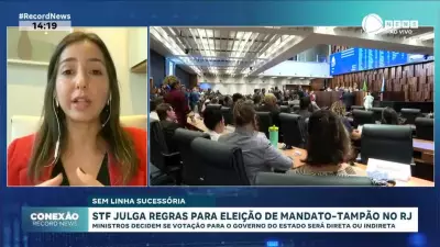 STF define regras para eleição de mandato-tampão no governo do Rio de Janeiro