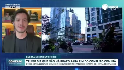 Trump afirma que não há prazo para fim do conflito com o Irã