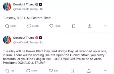 Trump usa palavrões e ameaça 'inferno' ao Irã em discurso inflamado na Páscoa