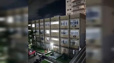 Vídeo capta gritos e fuga em massa após prédio afundar 40 cm em Itajaí, SC