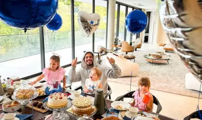 Zé Felipe celebra 28 anos com os filhos e recebe homenagens emocionantes da família