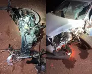 Acidente entre moto e carro na BR-401 deixa um morto e um ferido em Roraima