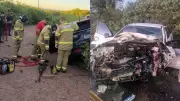 Acidente grave entre carros na PI-140 deixa dois motoristas feridos no Piauí