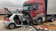 Acidente na BR-251 mata seis da mesma família em trecho reto da rodovia