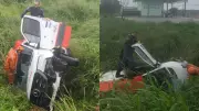 Ambulância do Samu se envolve em acidente grave na BR-116, em Itaitinga