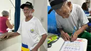 Aos 91 anos, idoso realiza sonho de aprender a ler no Piauí