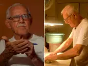 Aposentado de 86 anos faz sucesso vendendo pão de milho após aprender receita na TV