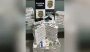 Apreensão de 2.700 maços de cigarros contrabandeados e drogas em Pirapozinho