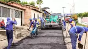 Arraial inicia asfaltamento de sete ruas estratégicas com investimento de R$ 1,5 milhão