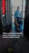 Astronauta Christina Koch tem reencontro emocionante com sua cadela Sadie após missão Artemis II