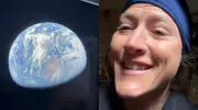 Astronauta da Artemis II captura raro 'brilho da Terra' em vídeo histórico durante missão lunar