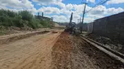 Avenida 9 de Julho em Biritiba-Mirim Interditada por Obras de Pavimentação