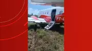 Avião de pequeno porte sai da pista durante decolagem em aeroporto do interior do Amazonas