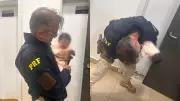 Bebê de 20 dias engasgada com leite é salva por policial rodoviário no PR