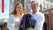 Bebê que nasceu com 624g é batizada em Aparecida após vencer luta pela vida
