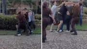 Briga entre pré-candidato e estudante na UFMG é registrada em vídeo