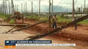 Caminhão derruba poste e deixa quatro bairros sem energia em Paragominas, Pará