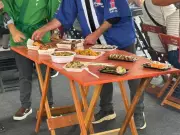 Caqui de Mogi das Cruzes vira sobremesa e bebida gelada no Akimatsuri 2026