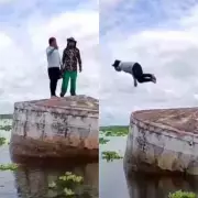 Cisterna flutuante em barragem do RN intriga pescadores e autoridades