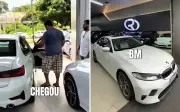 Cliente em chinelo surpreende ao comprar dois BMW de luxo à vista em concessionária de Anápolis