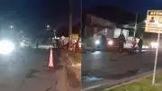 Colisão entre motos fere duas pessoas na Estrada de Ribamar, em São Luís