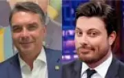 Danilo Gentili desafia Flávio Bolsonaro: 'Cite três coisas boas que fez'