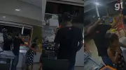 Dupla armada assalta sorveteria em Santa Inês; câmeras registram ação criminosa