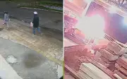Dupla incendeia madeireira em Goiânia após morte de jovem em acidente com empilhadeira