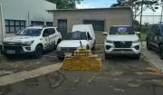 Dupla presa com 200 kg de drogas e veículo furtado em Dracena após fuga interestadual