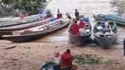 Embarcação tomba no rio Jari, no Amapá, e deixa dois desaparecidos após acidente