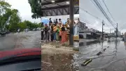 Fortes chuvas causam alagamentos e transtornos em João Pessoa nesta quarta-feira